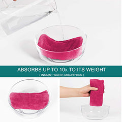 Sassoon Venir Microfiber Hair Wrap Towel 450 Gsm | For Women With Smooth Texture Super Absorbent Quick Dry Hair Turban (Coral Pink)