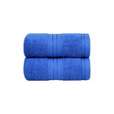 Mytrident Cotton Hand Towel 600 Gsm | For Men & Women Classic Towel 100% Cotton Hand Towel (Palace Blue)- Pack Of 2