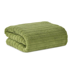 Urbanleaf Microfiber Large Bath Towel 300 Gsm | Quick Dry Super Absorbent For Men & Women Travel, Gym, Beach, Pool & Yoga (Green Stripe)