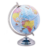 World Globe For Kids Learning 8 Inch With Metal Stand, For Office Table, Students, Gift For 10 Years Boy, Globe For Home Decor & Office Desk, Pack Of 1