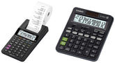 Casio HR-8RC-BK 150 Steps Check & Correct Printing Calculator With Reprint Feature & Casio MJ-120GST GST Calculator (Black)