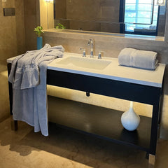 Asrio Oversized Bath Towels 1100 Gsm | 100% Combed Cotton Super Soft Highly Absorbent Luxury Bath Towels Extra Large (Grey)