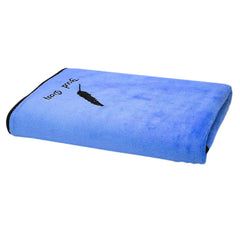 Khillayox Microfiber Unisex Anti-Bacterial Large Size Bath Towel 400 Gsm | Super Soft & Super Absorbent Bath Towels For Men, Women (Sky Blue)