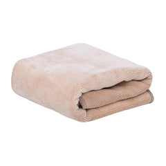 Housse Premium Microfiber Bath Towel 550 Gsm | Extra Large Quick Dry Towels For Women & Men | Super Soft Plush | Ultra Absorbent For Home Swimming Sports & Travel (Beige)