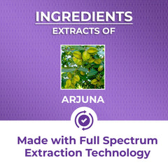 Nisarga Herbs Arjuna Tablet, 100% Organic, Ayurvedic & Natural, Gluten Free Herbal Heart Tonic, Strengthens Cardiac Muscles & Cholesterol Control | 60 Veg Tablets 100gm 0.2lb Each Pack Of 2