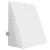 Orthopedic Wedge Pillow For Sleeping, Acid Reflux & Pain Relief, White Color - 18 L X 17.5 W X 11 H Inch | Memory Foam Bed Wedge Cushion For Snoring, Back & Leg Support, Breathable