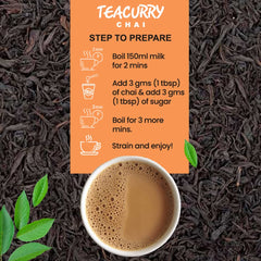 Teacurry Original & Premium Rose Kadak Chai - 100gm, 3.5 Ounce | Rose Chai For Immunity & Skin Glow - Refreshing & Tasteful Rose Flavor Chai | Low Caffeine