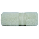 Micro Cotton Remy Basel Luxury Terry Cotton Bath Towel 550 Gsm | Super Comfortable 100% Long Staple Cotton Bath Towel (Spring Green)