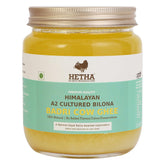 Natural Himalayan A2 Cultured Bilona Badri Cow Ghee By Hetha | Good Source Of Energy & Nutrients Healthy Desi Ghee With Rich Aroma | (500ml) 16.9 Ounce | Jar Pack