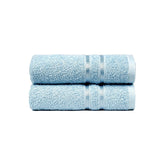 Home Elegance Comfort Living Hand Towel 200 Gsm (Cool Blue)- Pack Of 2