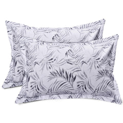 King Size For Double Bedsheet 2 Pillow Covers - 108 X 108 Inches, Grey & White | Soft & Durable For Everyday Use - All Season Comfort