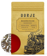 Dorje Teas Roasted Flush Darjeeling Black Tea - 100gm, 3.5 Ounce | No Artificial Powder Or Dust, Whole Leaf Black Tea - Medium Caffeine Loose Leaves