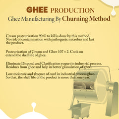 Pure Desi Ghee By Liladhar | Delicious & Nutrients Protein Fiber Healthy Desi Ghee For Heart Health | (500ml) 16.9 Ounce | Box Pack