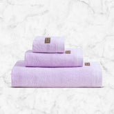 Spread Spain Bamboo Towel Bath, Hand & Face Towel 360 Gsm | High Absorbent Super Soft | Hotel Spa Decorative Bathroom Towels | Lavender (Set Of 3)