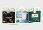 Aarogyam Herbals Flavour Cigarette, Tobacco & Nicotine Free Smoke For Relieve Stress And Mood Enhance Product For Smokers Pack Of 3 - Double Apple, Mint, Paan Flavour 30 Sticks