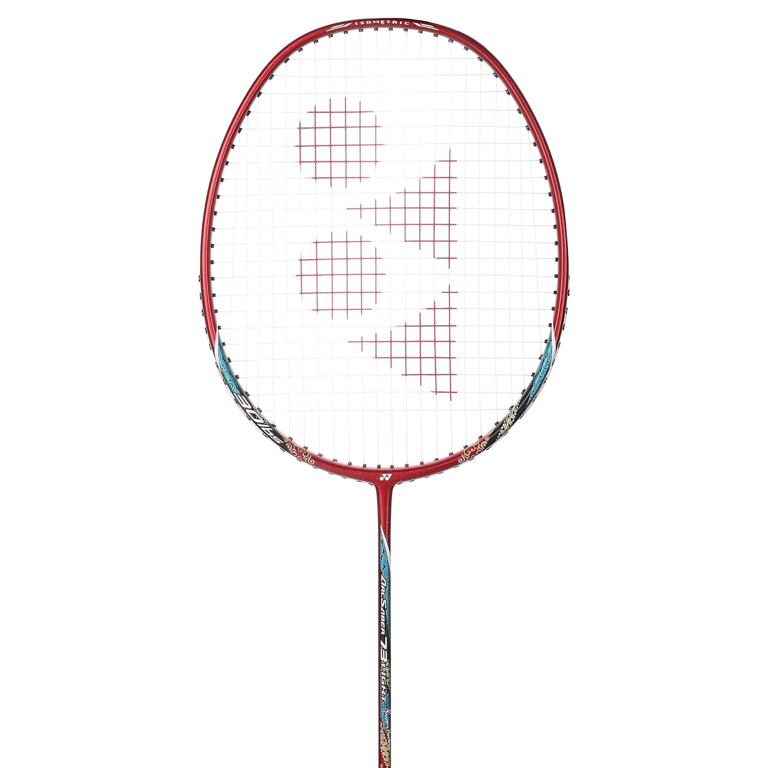 Yonex ARCSABER 73 LIGHT Badminton Racquet, G4 5U, Colour - Red, Grip Size - 4 3/4 Inches Yonex ARCSABER 73 LIGHT Badminton Racquet, G4 5U, Colour - Red, Grip Size - 4 3/4 Inches