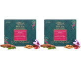 TGL Co. Kashmiri Saffron Kahwa Green Tea - Pack Of 2 X 16 Pyramid Tea Bags | Enhance Digestion, Boost Immunity, Relieves Stress - Medium Caffeine, Rich In Taste