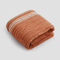 Spaces 100% Cotton Zero Twist Bath Towel 400 Gsm | High Absorbency Super Soft, Fast Drying Towels Large Size For Men & Women (Red)