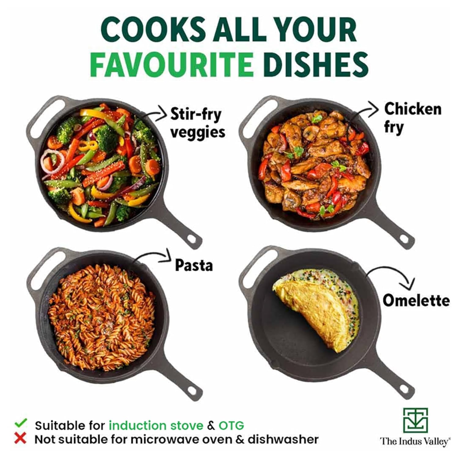 Super Smooth Black Cast Iron Fry Pan Or Skillet With Long Handle - Medium 25.4cm, 10 Inch, 1.9 Liters, 2.8 Kg | Induction Friendly, Nonstick Pre-Seasoned, 100% Pure & Toxin Free, No Chemical Coating Super Smooth Black Cast Iron Fry Pan Or Skillet With Long Handle - Medium 25.4cm, 10 Inch, 1.9 Liters, 2.8 Kg | Induction Friendly, Nonstick Pre-Seasoned, 100% Pure & Toxin Free, No Chemical Coating