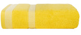 Casa Copenhagen Egyptian Cotton Solitiare 1 Pcs Large Bath Towel 500 Gsm (Butter Yellow)
