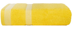 Casa Copenhagen Egyptian Cotton Solitiare 1 Pcs Large Bath Towel 500 Gsm (Butter Yellow)