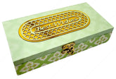 Best Wishes Decorative & Attractive Cash Box With Clip Lock, Shagun Box, Jewellery Box, Money Box Envelop Wedding, Gift Box, Bangel Box, Colour - Green