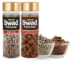 Panjon Swad Pachak Jeera Goli & Khatta Mitha Khajoor 270gm, (135gm *2 Bottle)