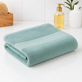 Earthy Fables Airlux Bath Towel 500 Gsm | Pure Carded Cotton, Soft, Absorbent, Quick Dry & Skin-Friendly Towel (Seafoam)