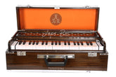 Harmonium Portable Folding Harmonium With Coupler & Free Padded Carry Bag - 3 1/2 Octaves, Total 42 Keys, Two Reeds (Base +Male), No Lag Time | Instant Response Keyboard