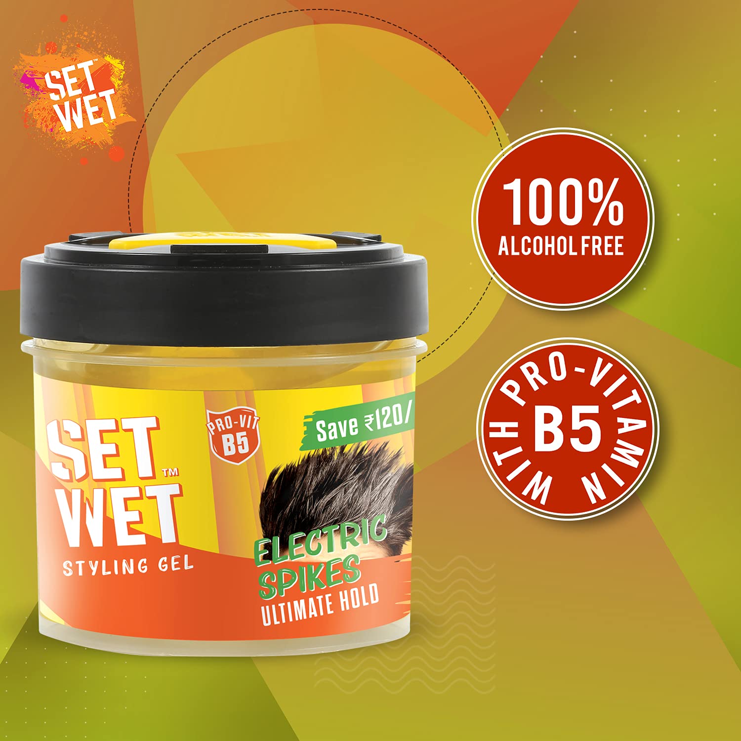 Set Wet Hair Gel Ultimate Hold , 250ml 8.4 Fl.oz. & Set Wet Daily Hair Styling Matte Wax , Matte Look , Flexible Hair & Restylable Anytime 60gm 2.1 Oz. Set Wet Hair Gel Ultimate Hold , 250ml 8.4 Fl.oz. & Set Wet Daily Hair Styling Matte Wax , Matte Look , Flexible Hair & Restylable Anytime 60gm 2.1 Oz.