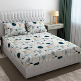 Queen Size Printed Double Bedsheet With 2 Pillow Covers For Home | 90 X 100 Inches, Multicolor - Beautiful Bedsheet Set | Perfect For Gifting Wedding, Anniversary