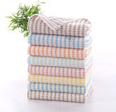 Sami Studios Kitchen Cotton Towels 250 Gsm | Soft & Absorbent Hand Towel For Kitchen Cleaning & Quick Drying Of Plates & Glasses (Set Of 8) -Multicolor