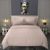 100% Cotton Bedsheet For Double Bed With 2 Pillow Covers - 90 X 100 Inches, Light Pink | Premium Fabric Is Lightweight, Soft & Comfortable Bedsheet