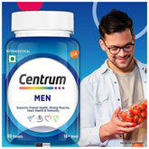 Centrum Men Tablet Strong Muscles,& Immunity With World's No.1 Multivitamin, Support Your Overall Health, Grape Seed Extract, Vitamin C & 21 Other Nutrients | 30 Tablets , 50gm 0.1lbs