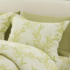 100% Cotton King Size Double Bedsheet Set With 2 Pillow Covers - 108 X 108 Inches, Green | Good For Villas, Resorts, Guest Houses, & Daily Home Use