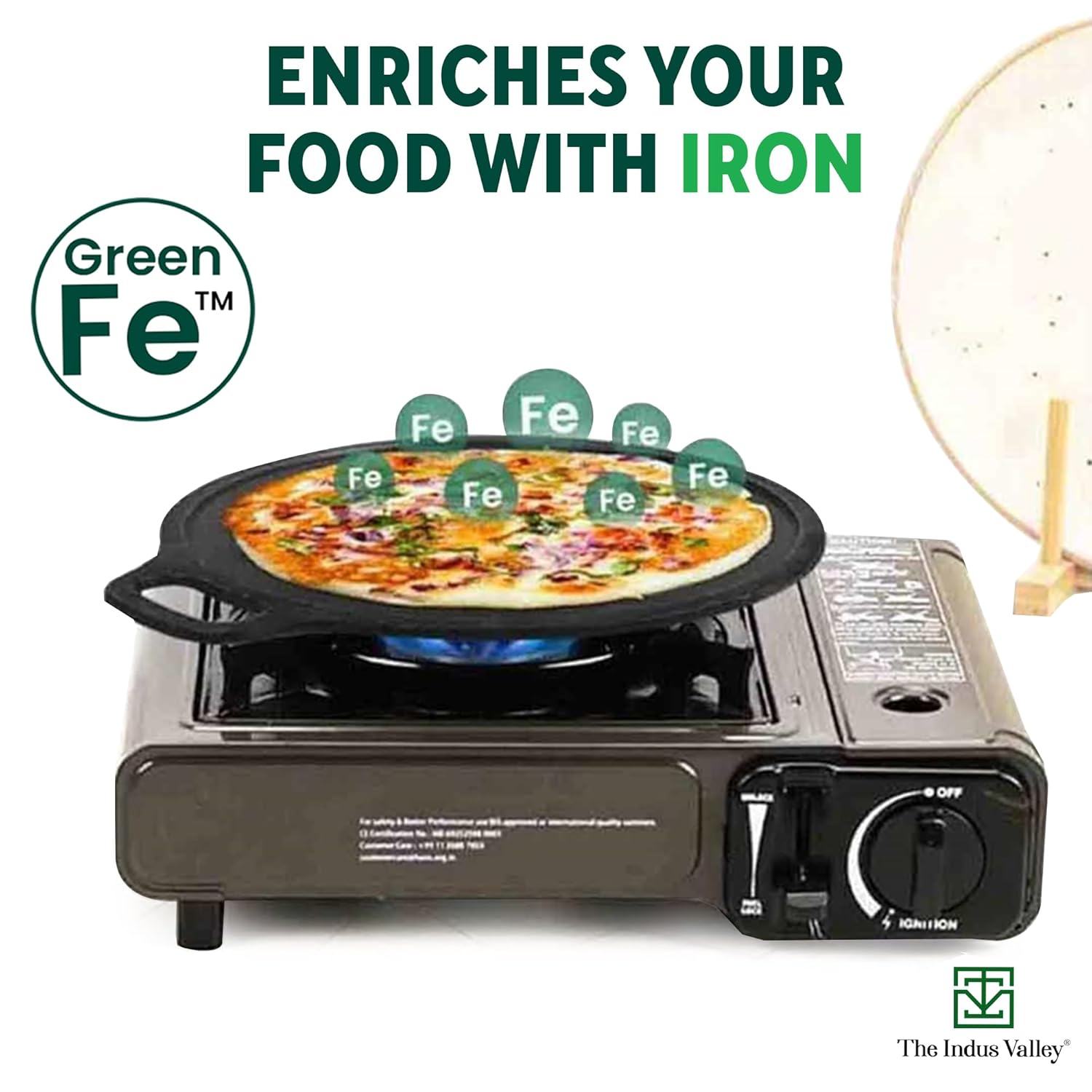 Super Smooth Cast Iron Cookware Set + Free Iron Tadka Pan | Kadai 25cm, 2.5 Liters + Tawa 30cm - Pack Of 3 | Naturally Nonstick, Pre-Seasoned, 100% Pure & Toxin-Free, No Chemical Coating Super Smooth Cast Iron Cookware Set + Free Iron Tadka Pan | Kadai 25cm, 2.5 Liters + Tawa 30cm - Pack Of 3 | Naturally Nonstick, Pre-Seasoned, 100% Pure & Toxin-Free, No Chemical Coating