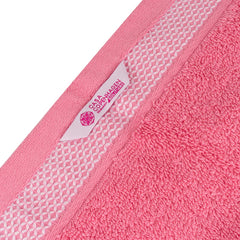 Casa Copenhagen Egyptian Cotton Solitiare 1 Pcs Large Bath Towel 500 Gsm (Pink)