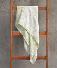 Doctor Towels World'S First Banana Jacquard Floral Bath Towel, Super Soft & High Absorbency Towels For Sensitive Skin, Quick Dry Towels Large Size (Green)