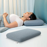 Orthopedic Memory Foam Deep Sleep Pillow, Standard Size - 20 X 13 X 4 Inch | Design For Neck & Shoulder Pain Relief, Removable Zipper Cover | Neck Support, Comfortable Pillow - Pack 1