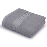 HimĆŖya 100% Cotton Bath Towels 380 Gsm | Large Size Bath Towel For Men & Women (Grey)