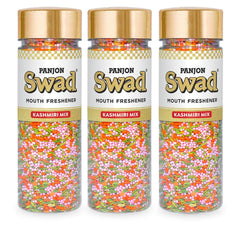 Panjon Swad Kashmiri Mix Mouth Freshener 450gm, (150gm *3) | Perfect For After-Meal | Jar Pack