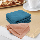 Sassoon Anatolia 6 Piece Cotton Face Towel 500 Gsm (Clay & Teal)