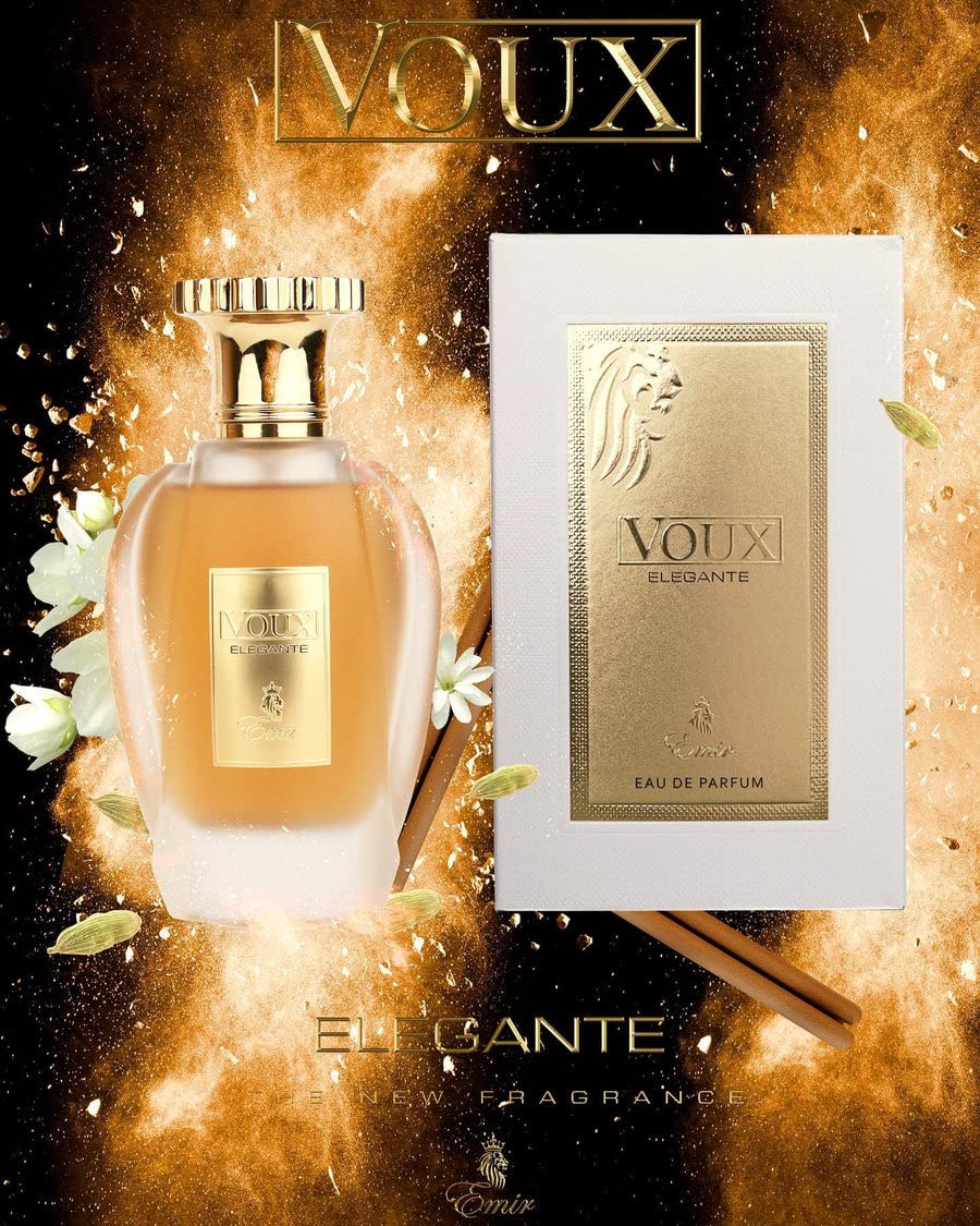 Emir Voux Elegante Eau De Parfum 100ml 3.4 Fl.oz. Perfect Gift For Husband | Long Lasting Emir Voux Elegante Eau De Parfum 100ml 3.4 Fl.oz. Perfect Gift For Husband | Long Lasting