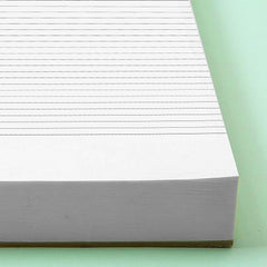 A4 Size, Notepads, Jumbo Writing Notepad, 200 Sheets Per Pad, Cornell System (White) Pack Of 3