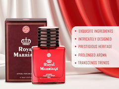 JD International Royal Marriage Apparel Unisex Perfume With Long Lasting Fragrance - 30ml, 1.02 Fl.oz. | Captivating Fragrance For Lasting Elegance And Timeless Appeal | Ideal For Both Men And Women