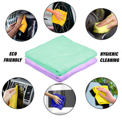 Kuber Industries Cleaning Towel 350 Gsm | Reusable Cleaning Cloths For Kitchen, Duster & Home Cleaning Towel - Pack Of 2 (Multi)