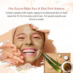 Mirintz Aloe Vera Powder For Hair & Skin Care, Pure Aloe Vera Indian Powder For Hair Growth | Cooling, Moisturizing & Soothing | 100gm 0.2lbs