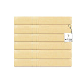 Ksc Shop Premium Luxury Cotton Face Towel 900 Gsm | Ultra Soft Highly Absorbent Face Towel (Beige) - Pack Of 6