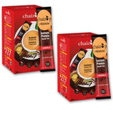 Chaizup Premium 1 Min Instant Masala Tea Premix - Pack Of 2 X 140gm, 4.9 Ounce Each, 20 Sachets | Just Add Hot Water - Assam Masala Chai Powder | Low Caffeine, No Added Color - Home Like Tea