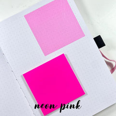 Transparent Sticky Notes, 50 Sheets Translucent Waterproof Colorful Clear Sticky Note - Pink